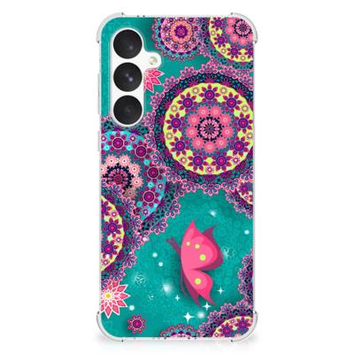 Samsung Galaxy A55 Back Cover Cirkels en Vlinders Samsung Galaxy A55 Back Cover Cirkels en Vlinders