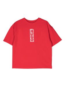 HUGO KIDS t-shirt à logo imprimé - Rouge