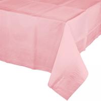 Party/verjaardag Tafelkleed - roze - 274 x 137 cm - tafellaken van papier