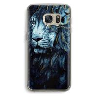 Darkness Lion: Samsung Galaxy S7 Transparant Hoesje