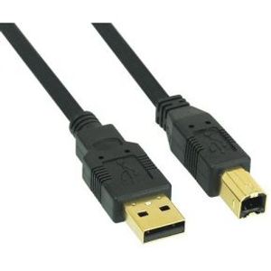 InLine 4043718125074 USB-kabel 10 m USB 2.0 USB A USB B Zwart