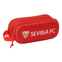 Pennenetui met 2 vakken Sevilla Fútbol Club Rood 21 x 8 x 6 cm 3D