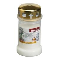 Bolsius herdenkingslicht det deksel crème/goud 12 stuks