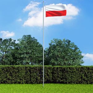 VidaXL Vlag polen 90x150 cm