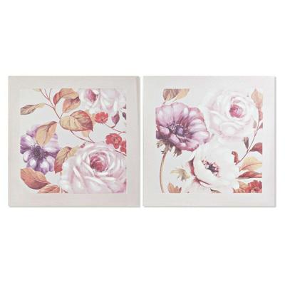 Canvas DKD Home Decor Spar Canvas 70 x 3 x 70 cm