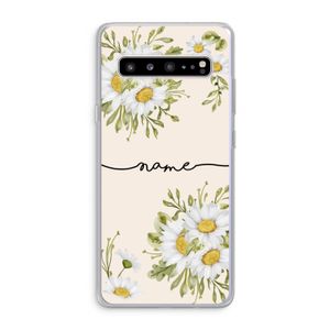 Daisies: Samsung Galaxy S10 5G Transparant Hoesje