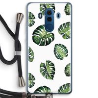 Tropische bladeren: Huawei Mate 10 Pro Transparant Hoesje met koord