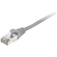 Equip 605503 RJ45 Netwerkkabel, patchkabel CAT 6 S/FTP 0.25 m Grijs Vergulde steekcontacten 1 stuk(s)