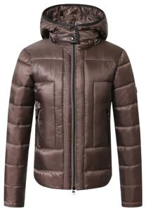 Covalliero Quilted JR Winterjas AW24 bruin maat:152