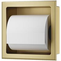 Xellanz Rocko Toiletrolhouder zonder Klep - Inbouw - Geborsteld Messing Xellanz Rocko Toiletrolhouder zonder Klep - Inbouw - Geborsteld Messing