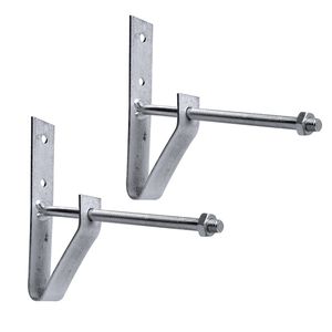 Bandenhouderset 2 stuks muurbevestiging 390050