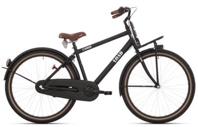 Bikefun load 26" jongensfiets met 3 versnellingen remnaaf - mat zwart
