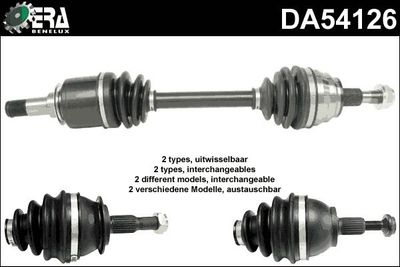 Aandrijfas DA54126