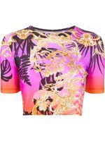 Philipp Plein haut SS Skull crop - Violet - thumbnail