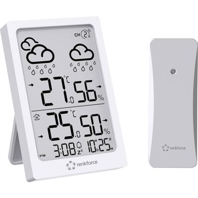Renkforce RF-6416472 RF-6416472 Draadloos weerstation Aantal sensoren max.: 1 stuk(s)