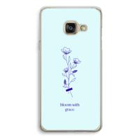 Bloom with grace: Samsung Galaxy A3 (2016) Transparant Hoesje