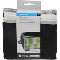 Opberghoes met venster 45x30xH20cm zwart Opberghoes met venster 45x30xH20cm zwart
