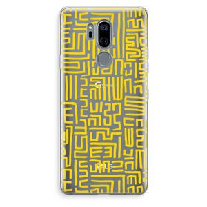 Majorelle Blue Print: LG G7 Thinq Transparant Hoesje