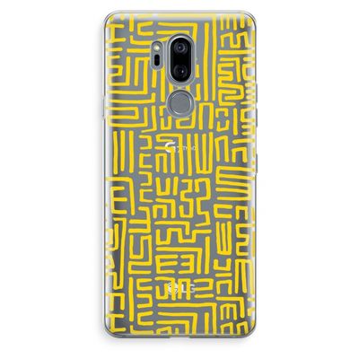 Majorelle Blue Print: LG G7 Thinq Transparant Hoesje
