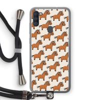 Pony: Samsung Galaxy A11 Transparant Hoesje met koord