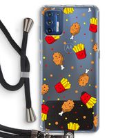 Chicken 'n Fries: Motorola Moto G9 Plus Transparant Hoesje met koord