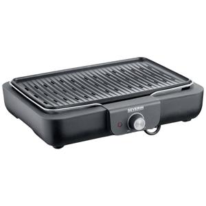 Severin PG 8556 buitenbarbecue & grill Tafelblad Electrisch Zwart, Roestvrijstaal 2300 W