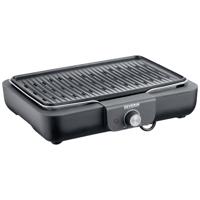 Severin PG 8556 buitenbarbecue & grill Tafelblad Electrisch Zwart, Roestvrijstaal 2300 W - thumbnail