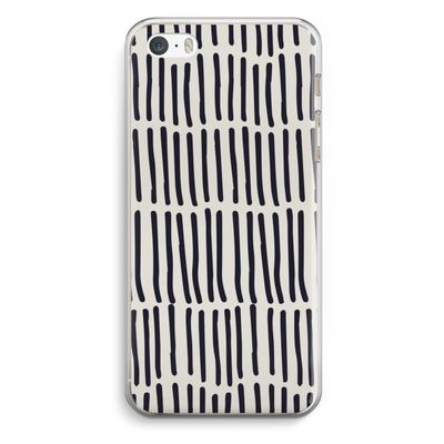 Moroccan stripes: iPhone 5 / 5S / SE Transparant Hoesje