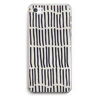 Moroccan stripes: iPhone 5 / 5S / SE Transparant Hoesje