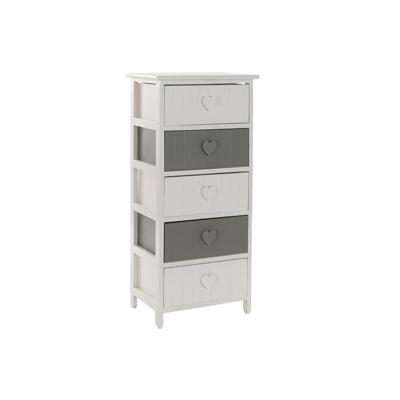 Ladekast Home ESPRIT Wit Grijs 40 x 29 x 90 cm