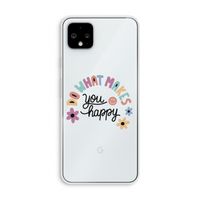 Happy days: Pixel 4 XL Transparant Hoesje