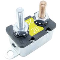 PARTS PTT C001-102-0111C2T320 Zekeringautomaat 20 A, 10 A, 4.8 A Zilver, Geel 1 stuk(s)