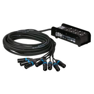 DAP CobraX 8 stagesnake (10 meter kabel)