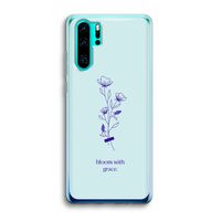 Bloom with grace: Huawei P30 Pro Transparant Hoesje