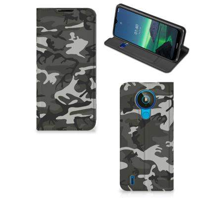Nokia 1.4 | Hoesje met Magneet | Army Light