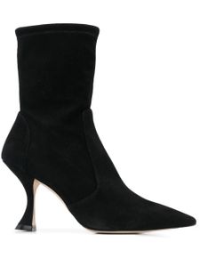 Stuart Weitzman bottines à construction stretch - Noir