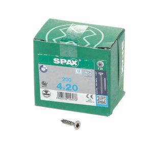 Spax pk t20 rvs vd 4,0x20(200)