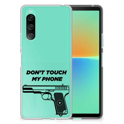 Sony Xperia 10 V Silicone-hoesje Pistol DTMP Sony Xperia 10 V Silicone-hoesje Pistol DTMP