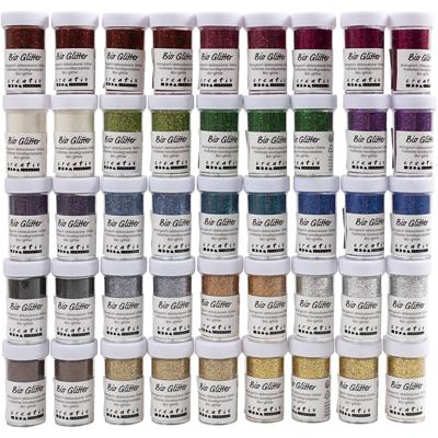 Creativ Company Bio sparkles, diverse kleuren, 46x27 ml/ 1 doos