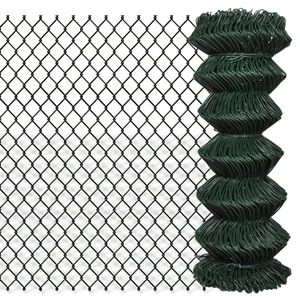 VidaXL Gaashek 1x25 m staal groen