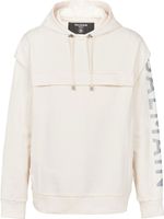 Balmain hoodie à détails de découpes - Blanc - thumbnail