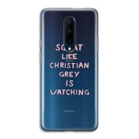 Christian Grey: OnePlus 7 Pro Transparant Hoesje
