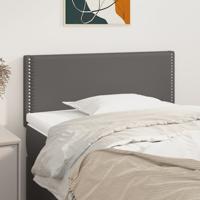 Hoofdbord 80x5x78/88 cm kunstleer grijs