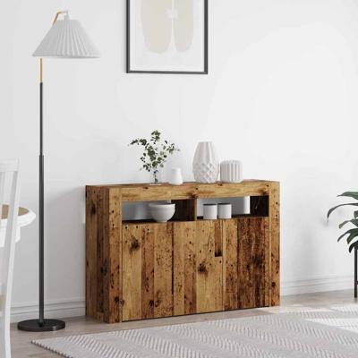 Dressoir Oud hout 116 x 30 x 75 cm Bewerkt hout
