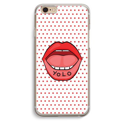 Yolo Denise: iPhone 6 / 6S Transparant Hoesje