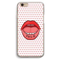 Yolo Denise: iPhone 6 / 6S Transparant Hoesje