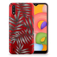 Samsung Galaxy A01 | TPU Case | Leaves Grey