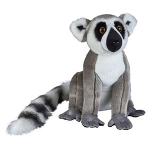 Grijs maki aapje knuffel 50 cm knuffeldieren
