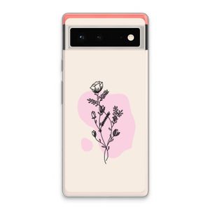 Roses are red: Google Pixel 6 Transparant Hoesje