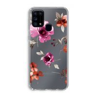 Geschilderde bloemen: Samsung Galaxy M31 Transparant Hoesje